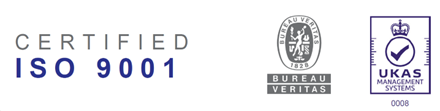 BUREAU VERITAS ISO 9001 CERTIFIED (UKAS)